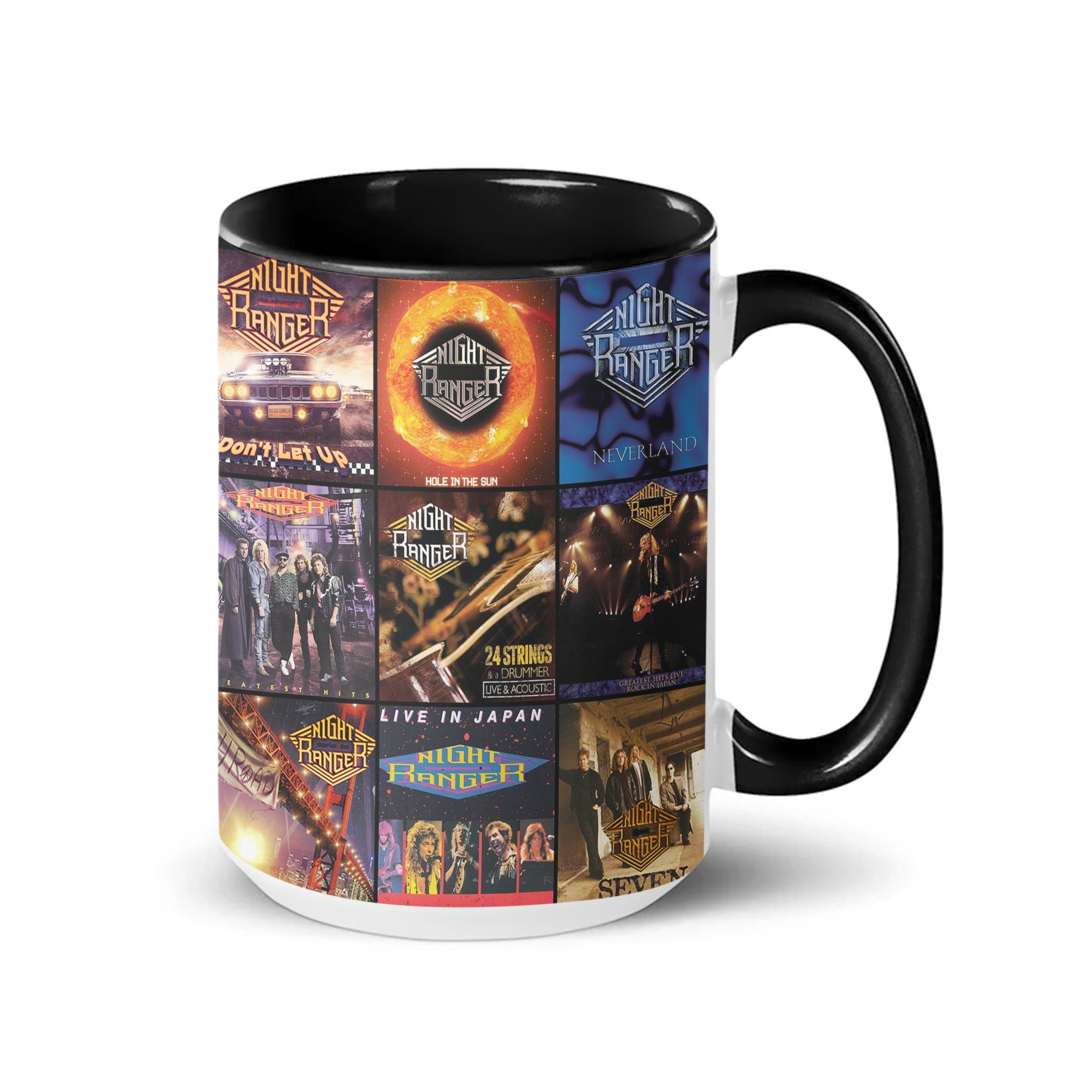 Night Ranger Accent Mug Classic Rock Album Collage Gift