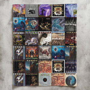 Kansas Sherpa Blanket A Journey Through Prog-Rock Magic