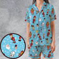 A Miser Brothers The Year Without a Santa Claus Satin Short-Sleeve Pajamas Set