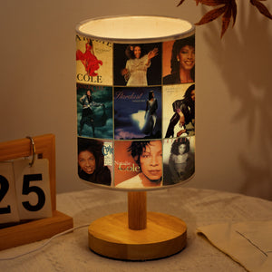 Natalie Cole Album Art Table Lamp Soul & Jazz Legend Decorative Light