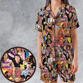 Early 90s Great Era Of WWF Satin Short-Sleeve Pajamas Set