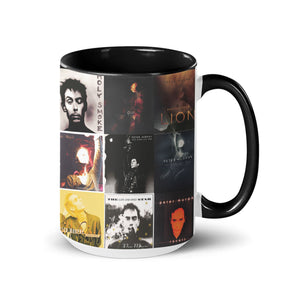Peter Murphy Accent Mug Gothic Art Rock Album Collage Gift