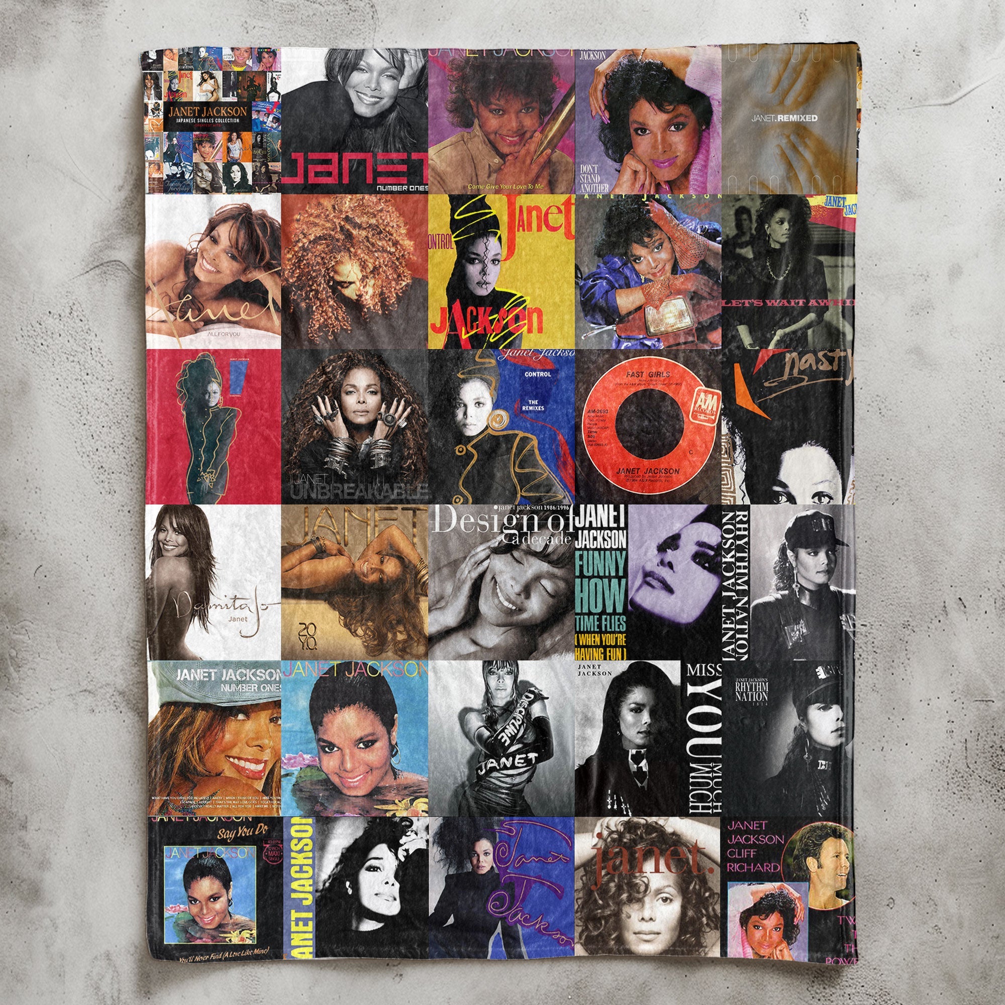 Janet Jackson Sherpa Blanket A Soft Tribute to an Icon