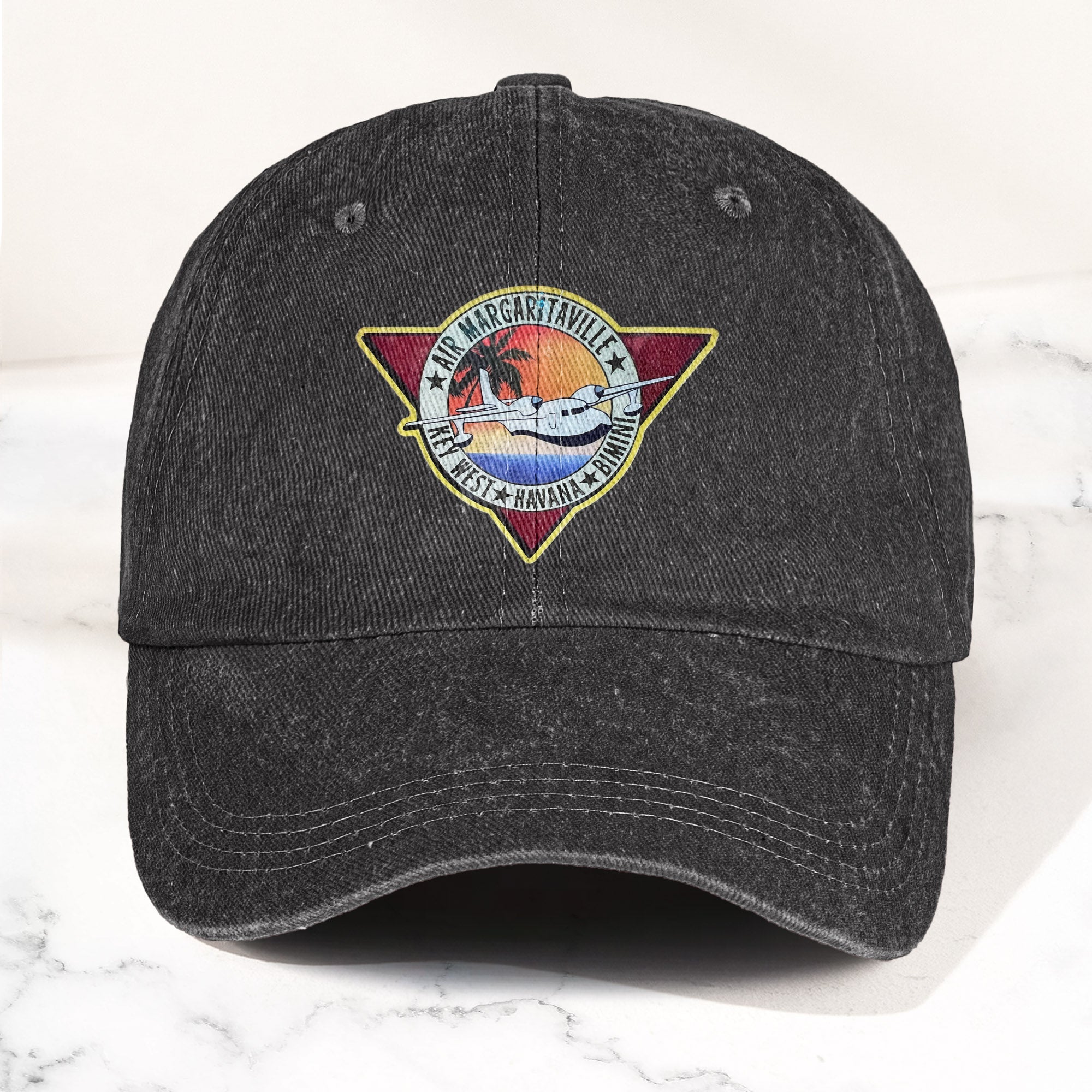 Air Margaritaville Denim Cap Retro Jimmy Buffett Inspired Dad Hat (With Box)