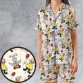Mouse Clown Satin Short-Sleeve Pajamas Set
