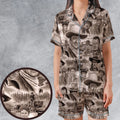 Of these Wayne Westerns Satin Short-Sleeve Pajamas Set