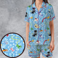 Dog Star Patrol DC Satin Short-Sleeve Pajamas Set