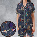 Classic Cartoon 1937-1949 Satin Short-Sleeve Pajamas Set