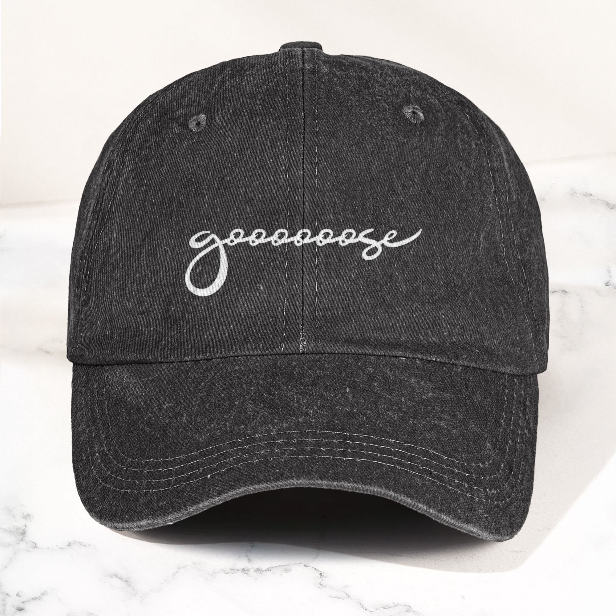 Goose Band Denim Cap Retro Music Fan Merch Cap Gift For Dad (With Box)