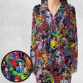 All-Genre Cartoon Mashup Pajamas Set