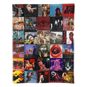 Sammy Hagar Sherpa Blanket A Fiery Tribute to the Red Rocker