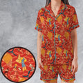 The Emperor's New Groove Satin Short-Sleeve Pajamas Set