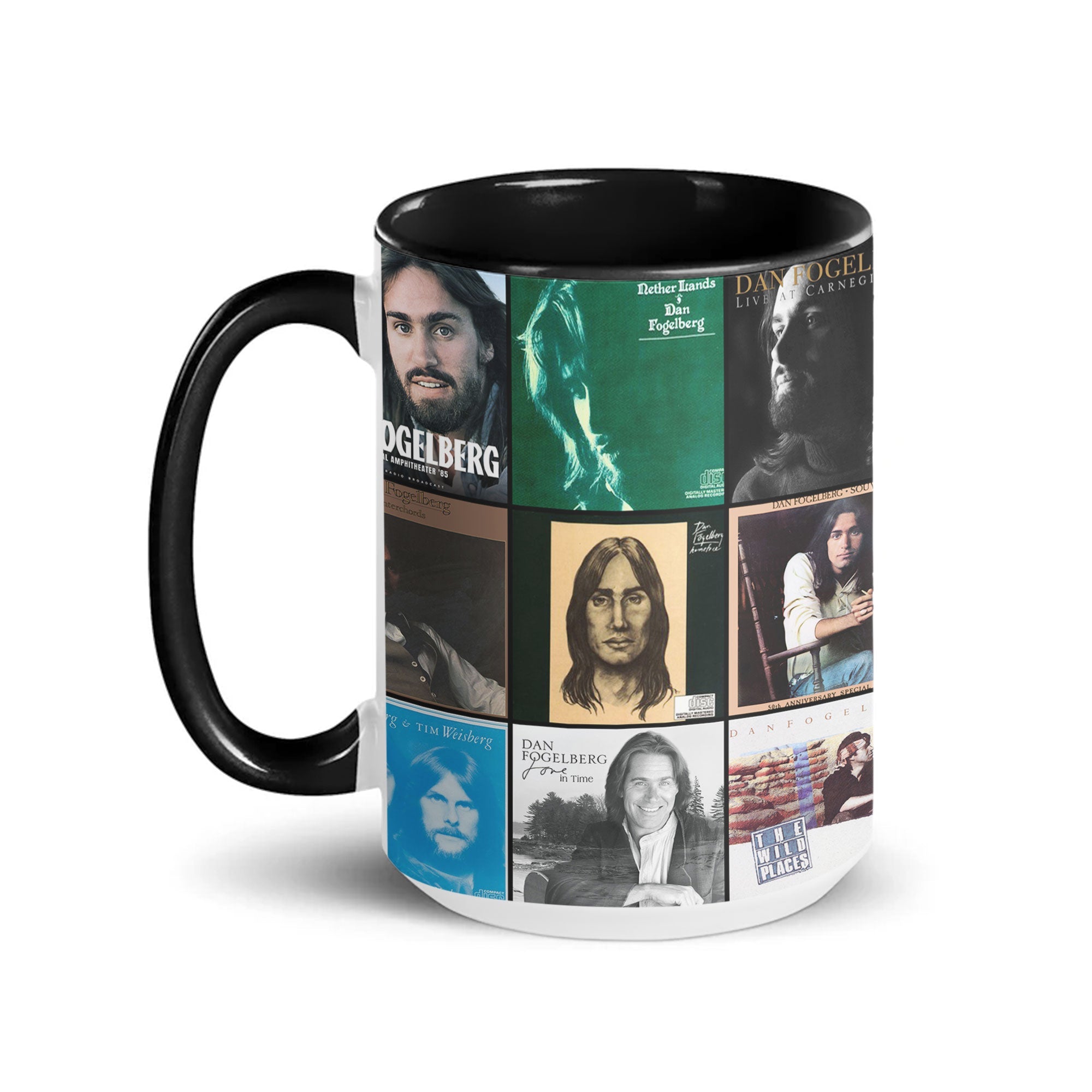 Dan Fogelberg Accent Mug Classic Album Cover Collage Gift