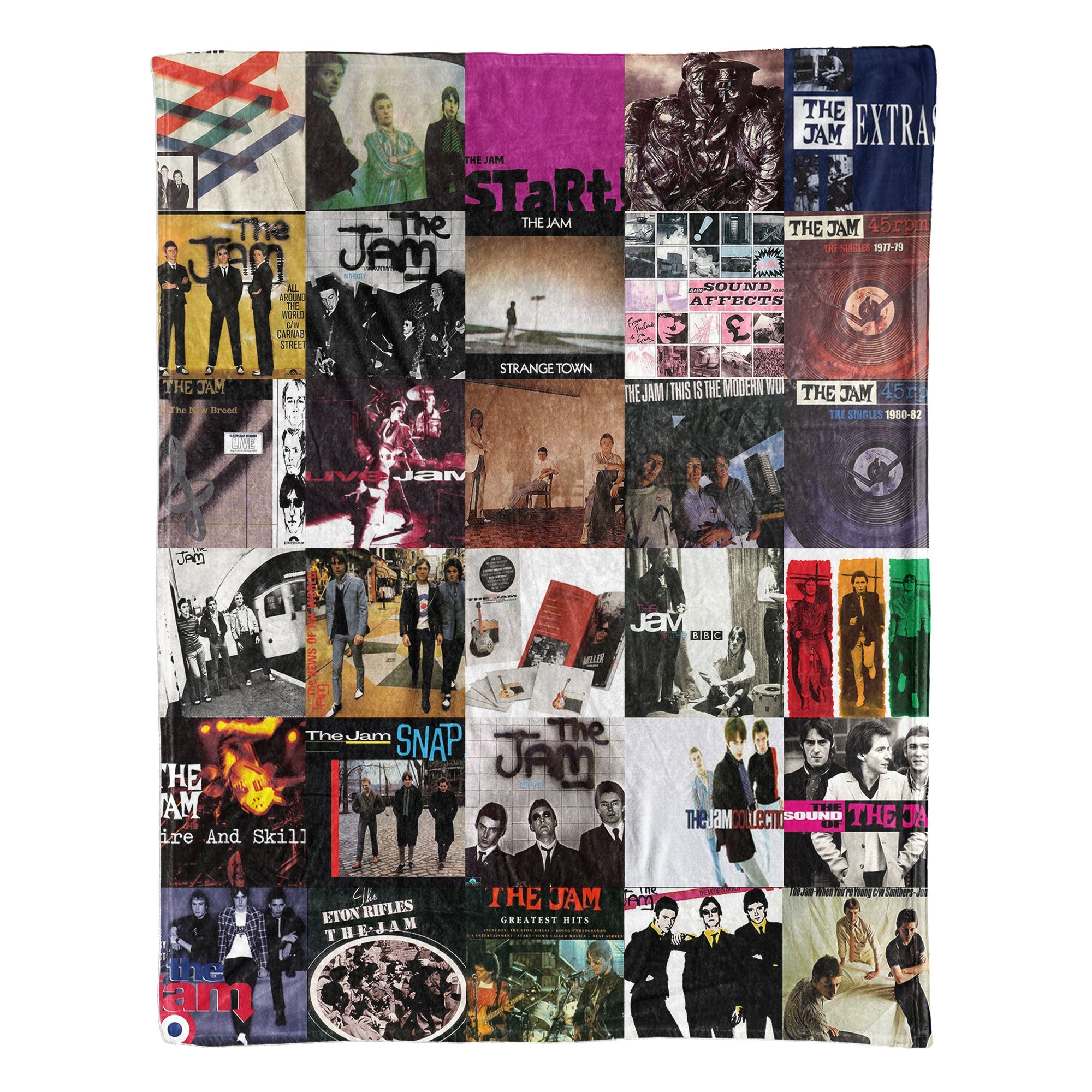 The Jam Sherpa Blanket A Mod Revival Classic for True Fans