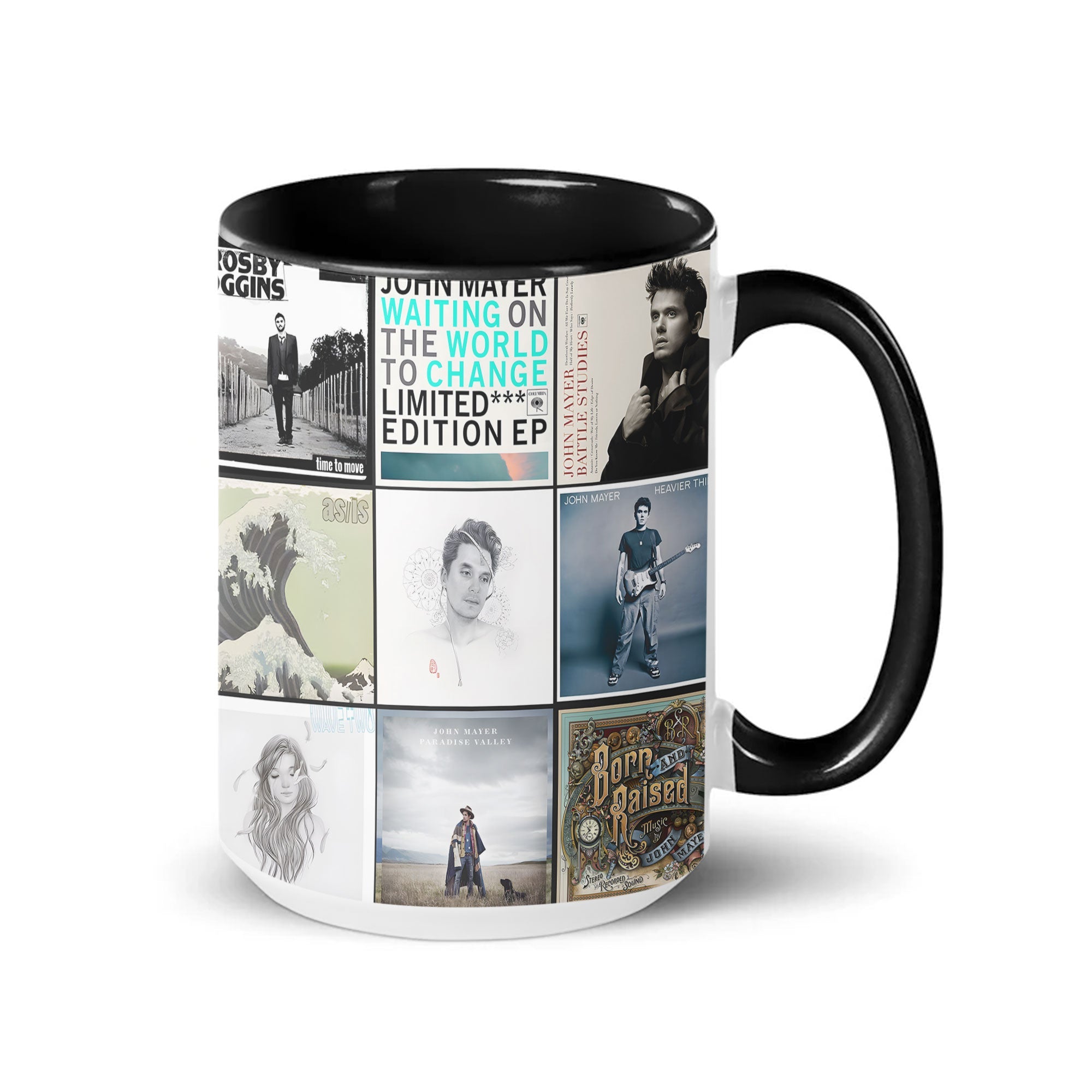 John Mayer Accent Mug Classic Album Cover Collage Gift