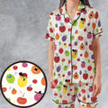 Drink Mix Pillsbury's Funny Face Satin Short-Sleeve Pajamas Set