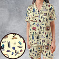 Monty Python's Flying Circus Satin Short-Sleeve Pajamas Set