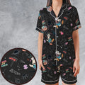 Rocko Space Out Rocko's Modern Life Satin Short-Sleeve Pajamas Set