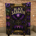 Black Sabbath Sherpa Blanket The End Stained Glass Blanket