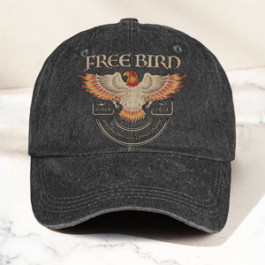 Lynyrd Skynyrd Denim Cap “Free Bird” Vintage Eagle Dad Hat