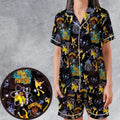 Powerline Concert A Goofy Movie Satin Short-Sleeve Pajamas Set