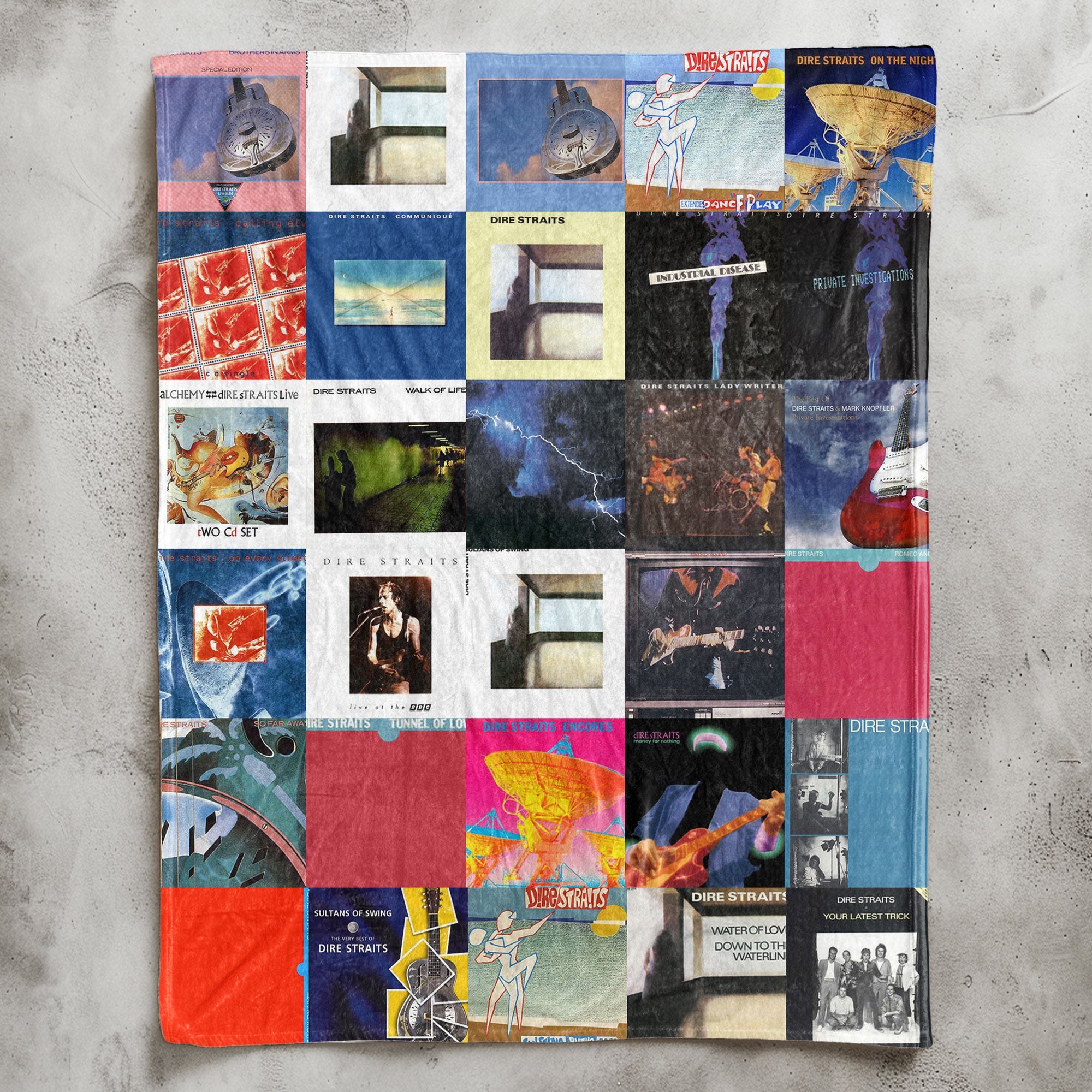 Dire Straits Sherpa Blanket A Warm Tribute to Legendary Rock