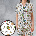 Got Pizza Teenage Mutant Ninja Turtles Satin Short-Sleeve Pajamas Set