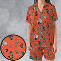 Cast of Peter Porker Satin Short-Sleeve Pajamas Set