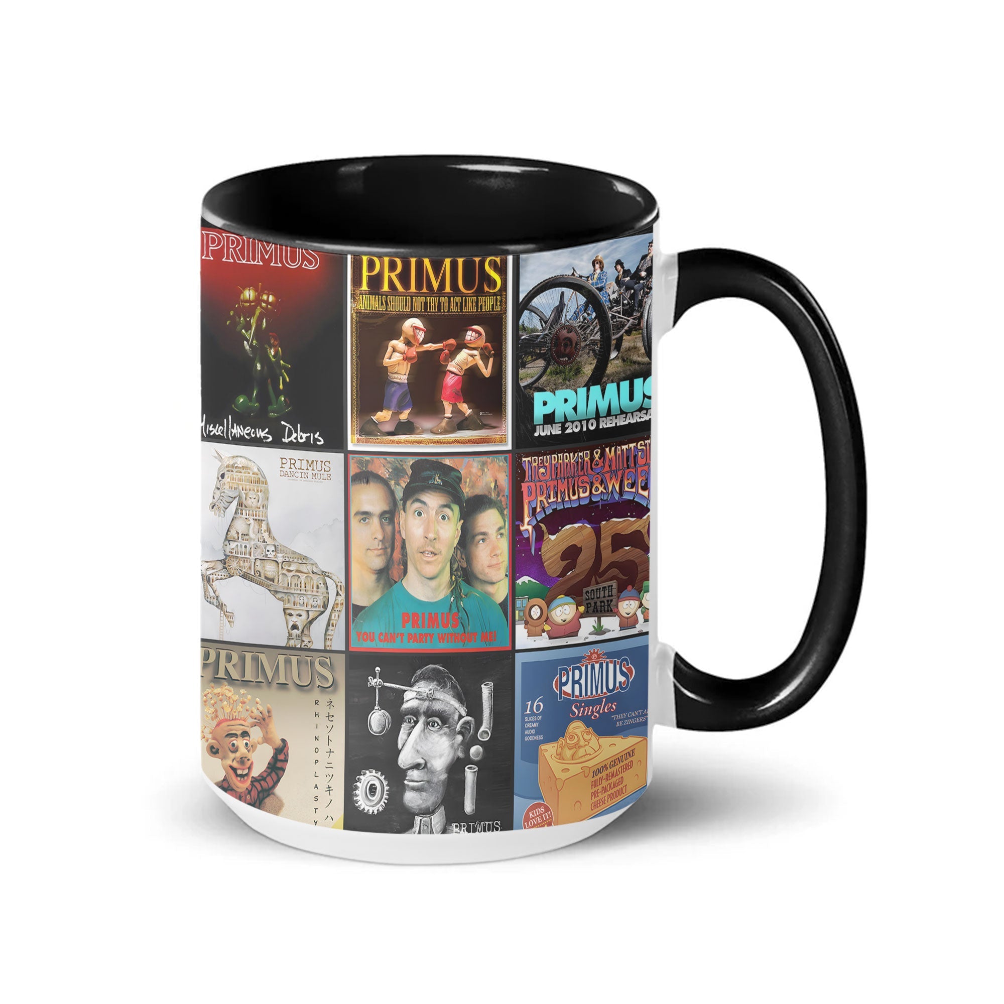 PRIMUS Accent Mug Classic Album Cover Collage Gift
