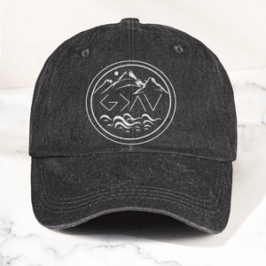 God Is Greater Than The Highs And Lows Denim Cap Dad Cap Gift For Dad (With Box)