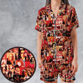 Oh Rocky The Rocky Horror Picture Show Satin Short-Sleeve Pajamas Set