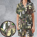 My Neighbor Totoro Satin Short-Sleeve Pajamas Set
