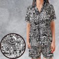 Classic Adventures The Goonies Satin Short-Sleeve Pajamas Set