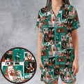 I'm The Dude The Big Lebowski Satin Short-Sleeve Pajamas Set