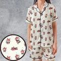 Crystal Exarch Final Fantasy Satin Short-Sleeve Pajamas Set