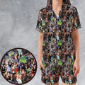 Saved by the Bell Satin Short-Sleeve Pajamas Set