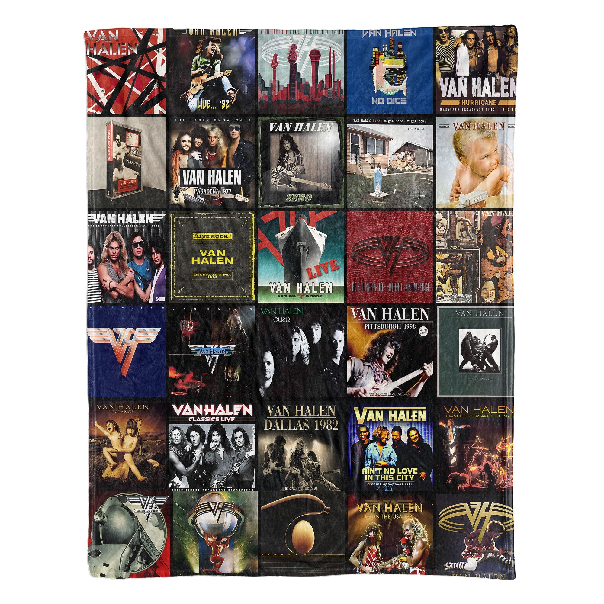 Van Halen Sherpa Blanket A Warm Tribute to Rock’s Wildest Era
