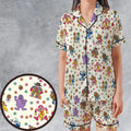 BADA BOP BA BA Mcdonaldland Satin Short-Sleeve Pajamas Set