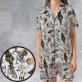 The A-team Characters Series Satin Short-Sleeve Pajamas Set