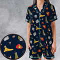 Brave Little Appliances The Brave Little Toaster Satin Short-Sleeve Pajamas Set