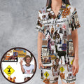 Napoleon Dynamite Journal Satin Short-Sleeve Pajamas Set