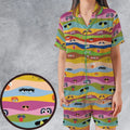 Eyes On Us The Muppet Show Satin Short-Sleeve Pajamas Set
