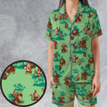Donkey Kong & Diddy Kong Satin Short-Sleeve Pajamas Set