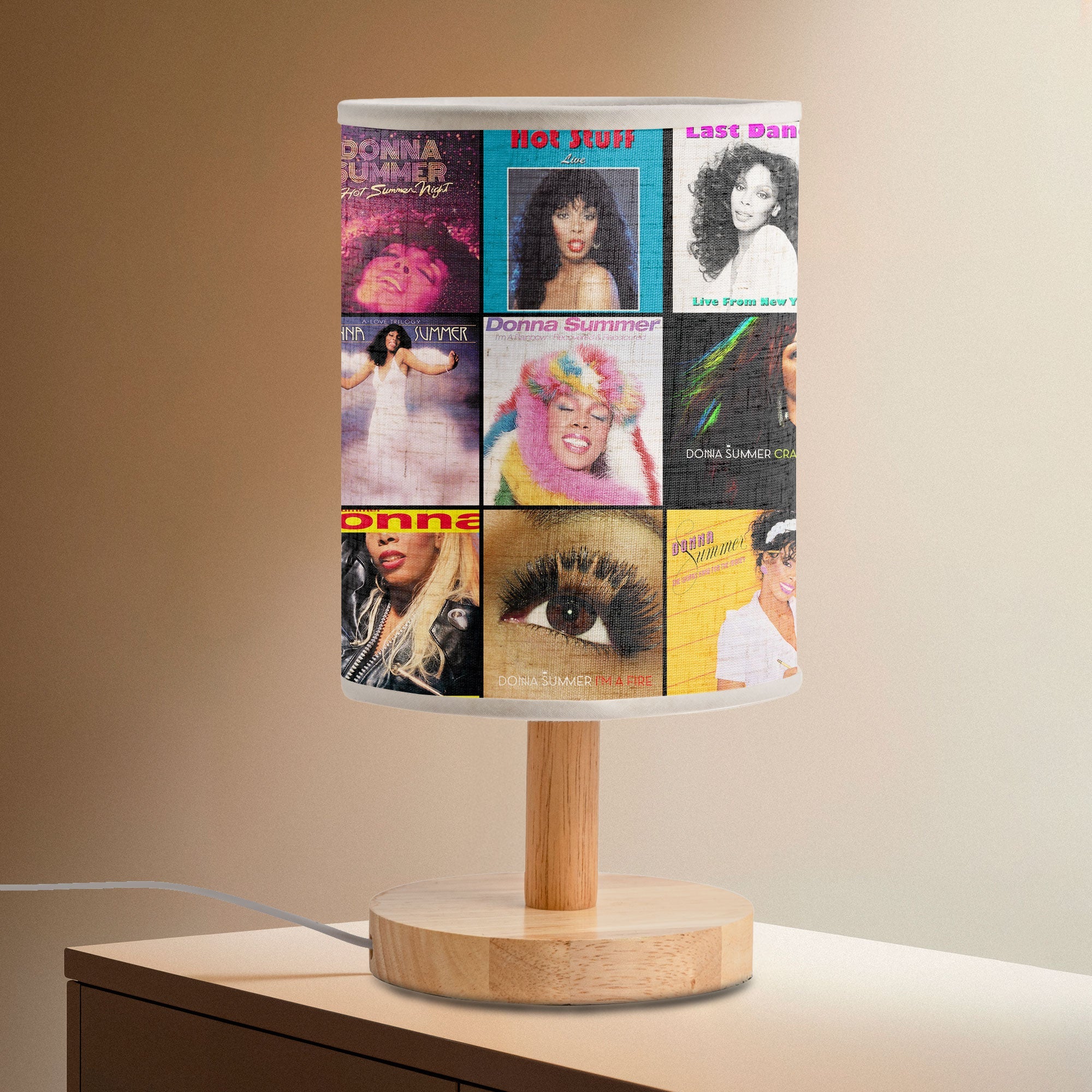 Donna Summer Fabric Lamp Disco Fever Dreams