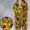 Blue Falcon and Dynomutt Satin Short-Sleeve Pajamas Set