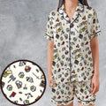 Roll With Pride DnD Satin Short-Sleeve Pajamas Set