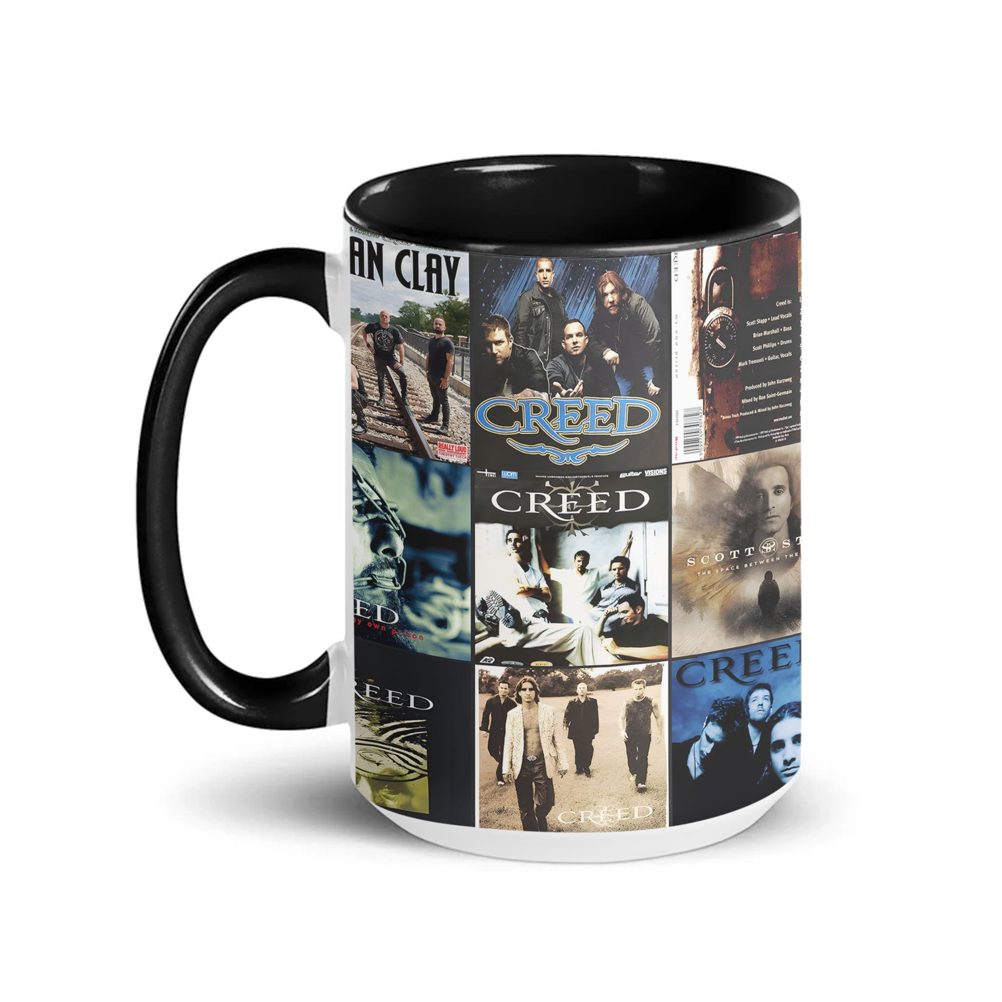 Creed Accent Mug Classic Album Cover Collage Gift