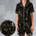 Finding Neverland Tinker Bell Satin Short-Sleeve Pajamas Set