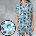 Codename Kid Next Door Characters Satin Short-Sleeve Pajamas Set