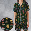 Good To Be Bad Guys Teenage Mutant Ninja Turtles Satin Short-Sleeve Pajamas Set